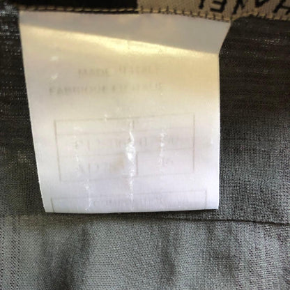 CHANEL button-down shirt, cotton and linen, size 46 #QY67ZK