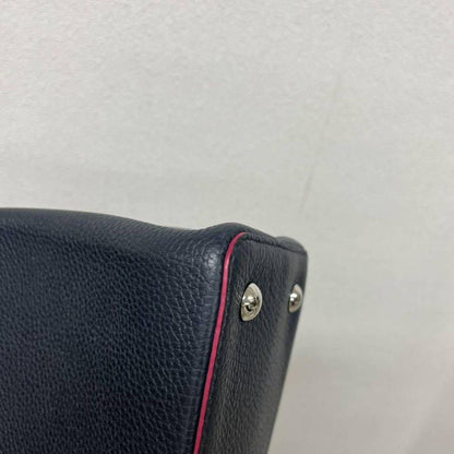 LOUIS VUITTON Capucines Navy Monogram Canvas Handbag #QY6OLZ