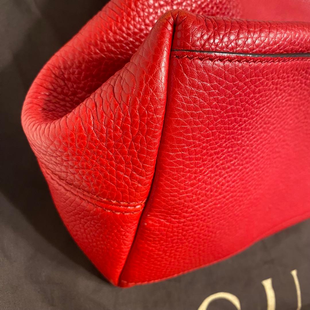 GUCCI red handbag (preserved) #PGKLY8