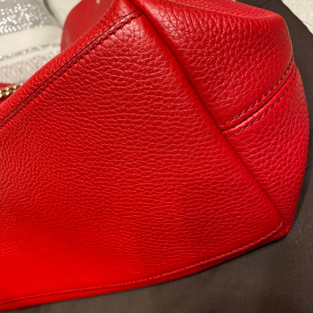 GUCCI red handbag (preserved) #PGKLY8