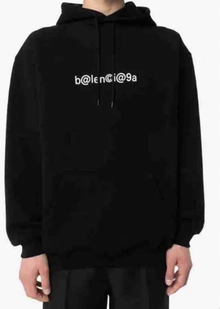 Authentic 20SS BALENCIAGA logo hoodie #QY0NC7