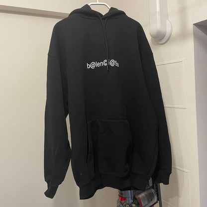 Authentic 20SS BALENCIAGA logo hoodie #QY0NC7