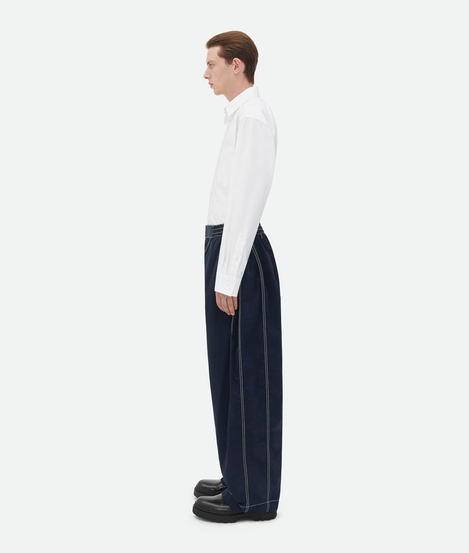 Bottega Veneta Tech Nylon Trousers Navy/XS #QYIVQB