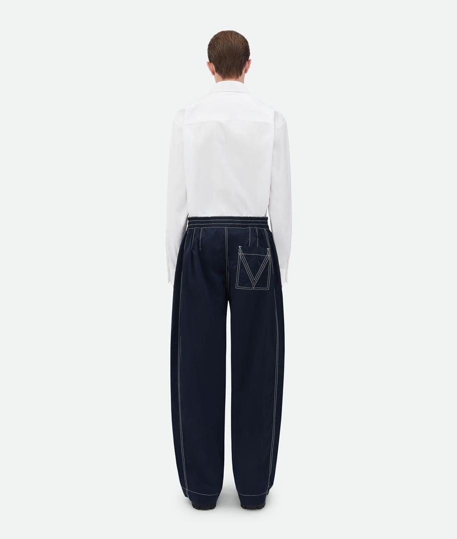 Bottega Veneta Tech Nylon Trousers Navy/XS #QYIVQB