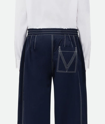 Bottega Veneta Tech Nylon Trousers Navy/XS #QYIVQB