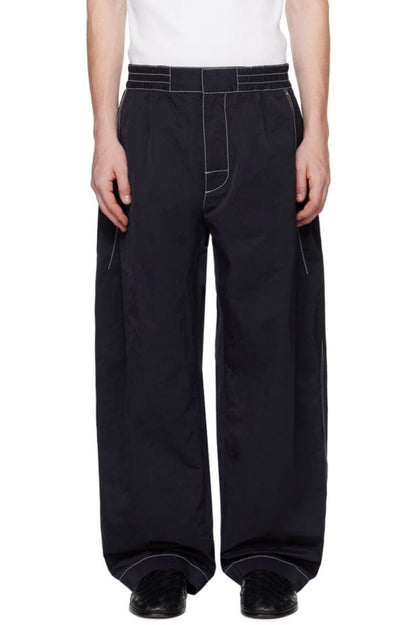 Bottega Veneta Tech Nylon Trousers Navy/XS #QYIVQB