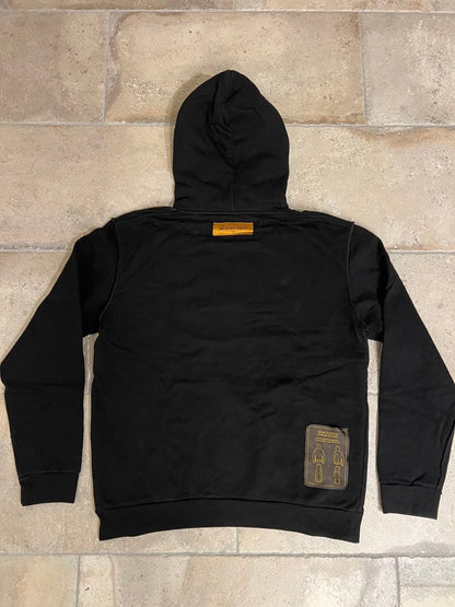 LOUIS VUITTON Hoodie XL Black Solid Color Virgil Abloh #QY4Q0D