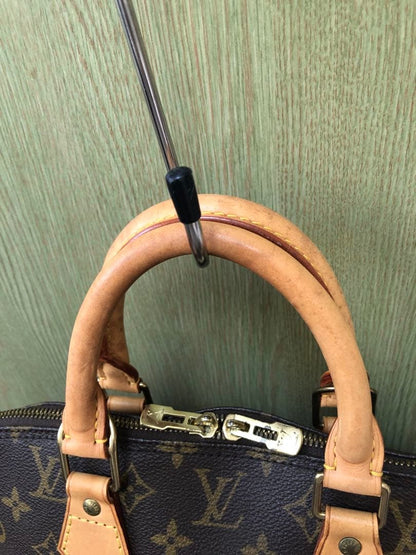 LOUIS VUITTON Alma M51130 Monogram Canvas Handbag Brown W33cm ~20 Years #QYGIVW
