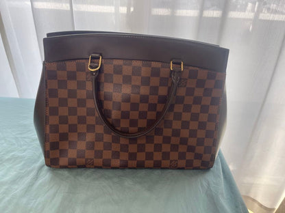 HERMES Picotin Lock 22 Clemence Leather Brown Handbag #QY1B2Z
