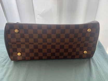 HERMES Picotin Lock 22 Clemence Leather Brown Handbag #QY1B2Z
