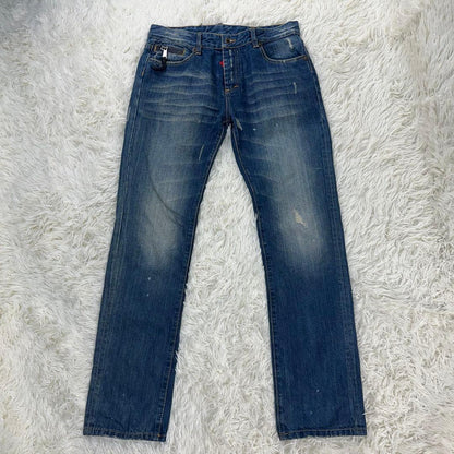 DSQUARED2 denim jeans, maple, bleached, distressed, classic #QODIVV