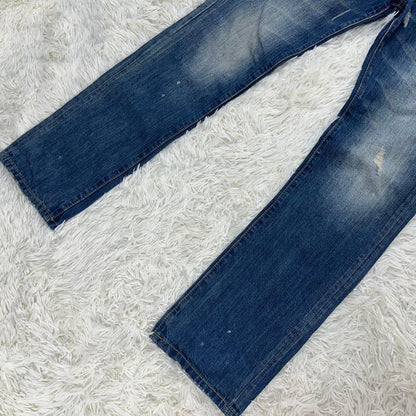 DSQUARED2 denim jeans, maple, bleached, distressed, classic #QODIVV