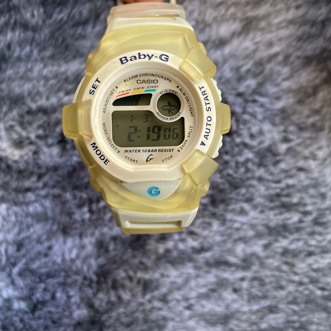 Baby-G Digital Watch, Clear Yellow #PG38SH