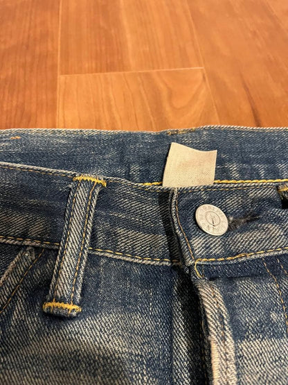 RRL Straight Distressed Vintage Denim Blue w29 L32 #QYIH2Y