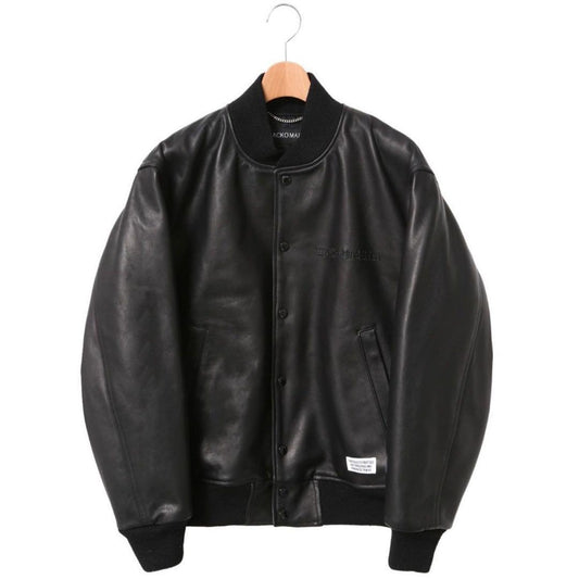 WACKOMARIA LEATHER VARSITY JACKET #QYHT2R