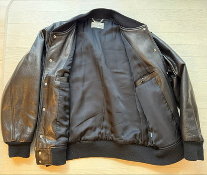 WACKOMARIA LEATHER VARSITY JACKET #QYHT2R