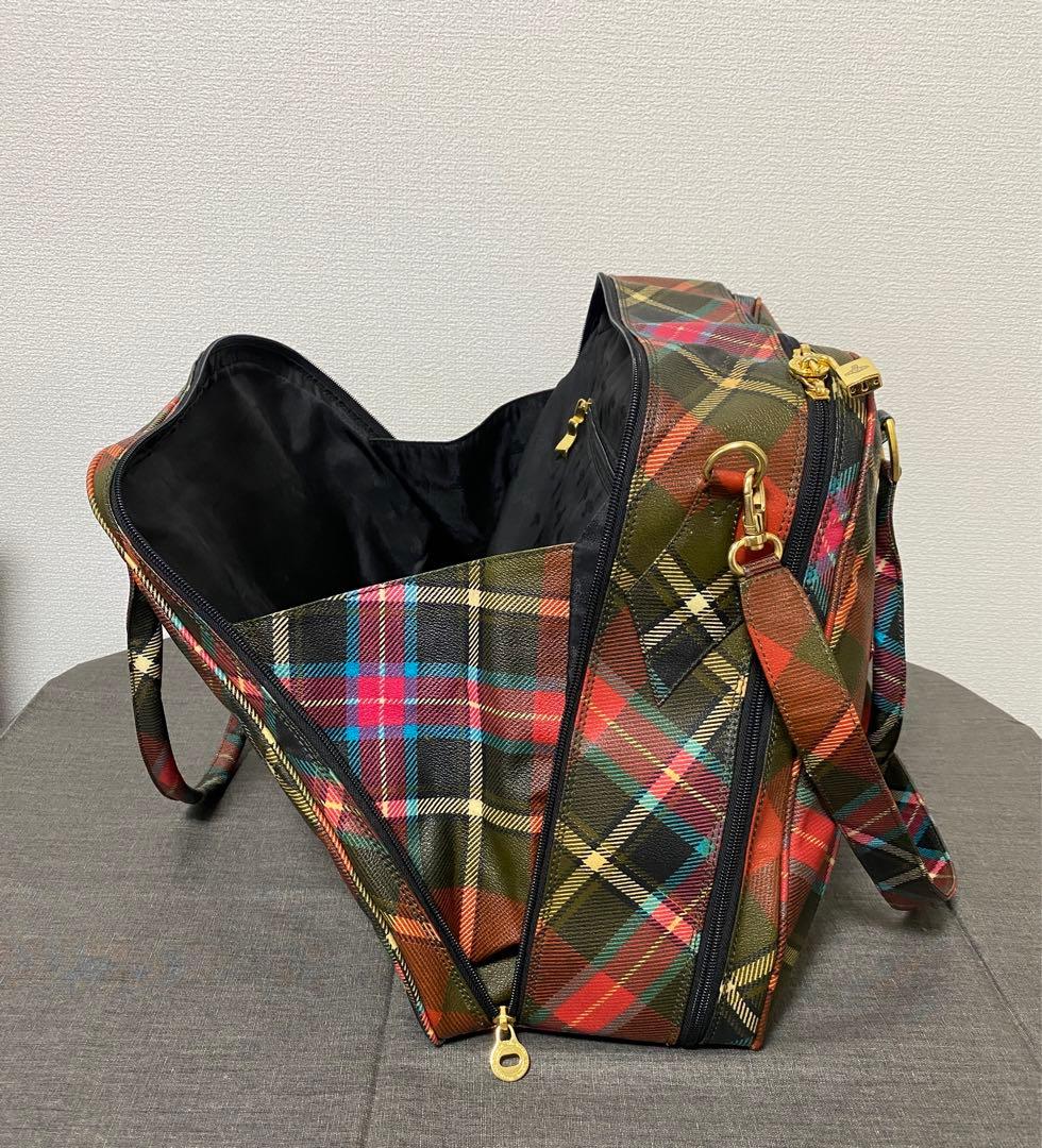 Vivienne Westwood Yasmin Boston Bag Multicolor Genuine Leather Italy #QYDCUF