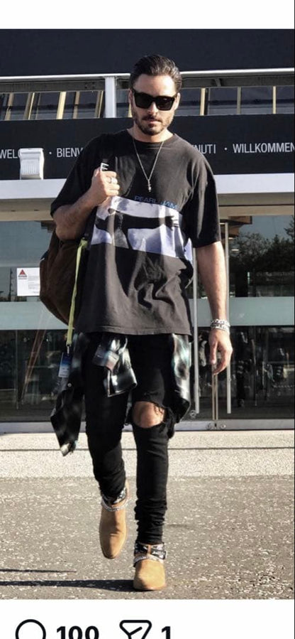 Amiri Broken Distressed Skinny Denim #QY5T8P
