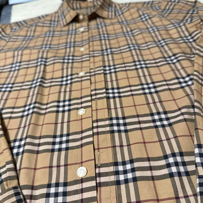 Burberry Check Shirt L #PGDXXC