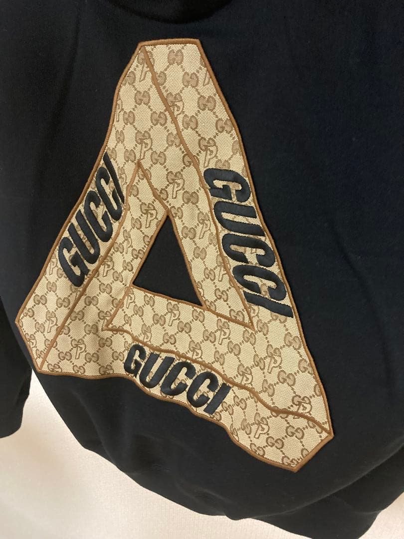 GUCCI logo black hoodie #QY9NU9