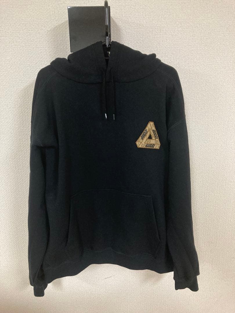 GUCCI logo black hoodie #QY9NU9