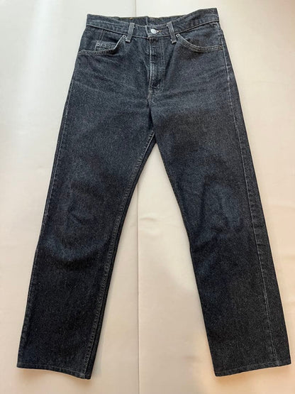 90s Levi's 505 yarn-dyed black denim #QY01KS