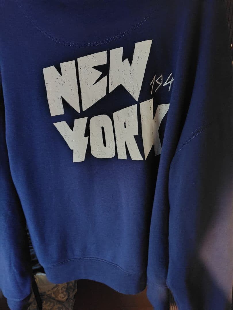 COACH Navy Hooded Parka NEW YORK 1941 #QYDXLI