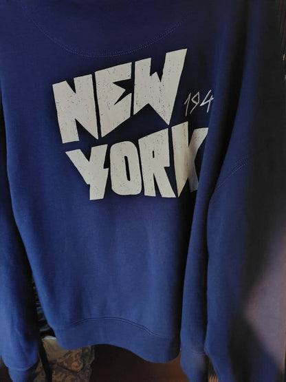 COACH Navy Hooded Parka NEW YORK 1941 #QYDXLI