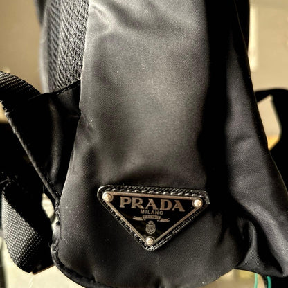 PRADA Re-Nylon Saffiano Leather Backpack Limited Ed #QY4QEN