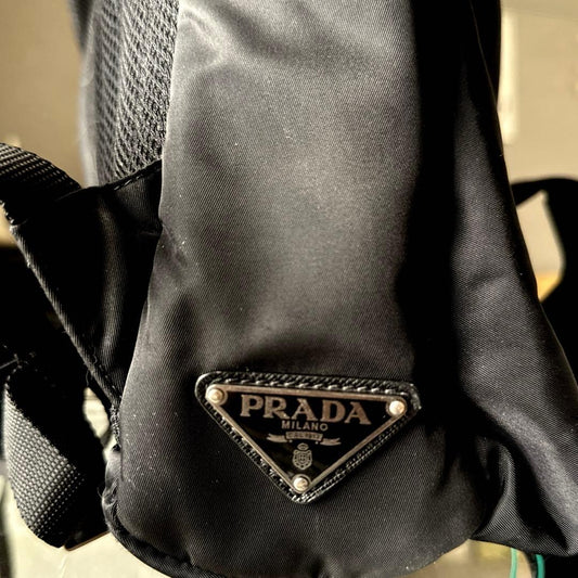 PRADA Re-Nylon Saffiano Leather Backpack Limited Ed #QY4QEN