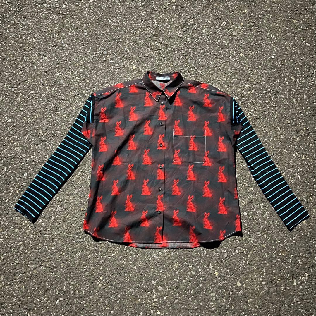 PRADA 2016SS archive Rabbit print shirt #QYBKRM