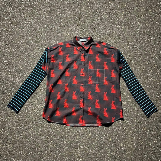 PRADA 2016SS archive Rabbit print shirt #QYBKRM