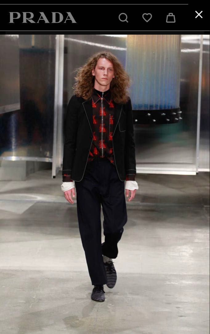 PRADA 2016SS archive Rabbit print shirt #QYBKRM