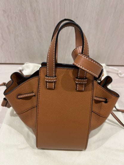 LOEWE Hammock Mini Tan Soft Grain Calfskin #QY6GDH
