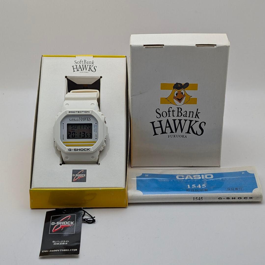 G-SHOCK Fukuoka SoftBank Hawks 20th Anniversary 1500pcs Limited Watch #QY7Q0G