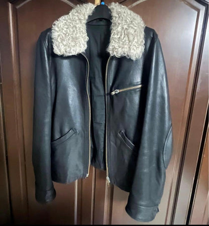 Kiminori Morishita Leather Jacket #QY3NL4