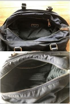 PRADA TESSUTO+VITELLO BALTICO TU bag #QYKD92