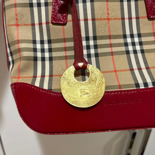 Burberry checkered handbag #QYD540