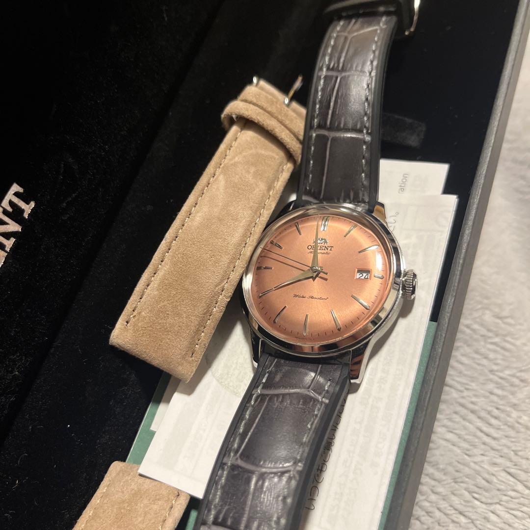 Orient Bambino 38 Copper RA-AC0M08Y Japan Ltd 30 Sunray Dial #QYK6QO