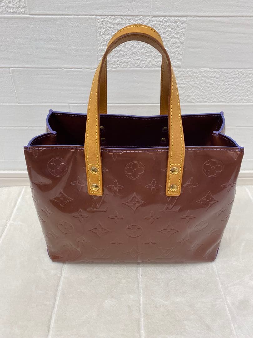 LOUIS VUITTON Vernis Brown Handbag #QYHEZ7