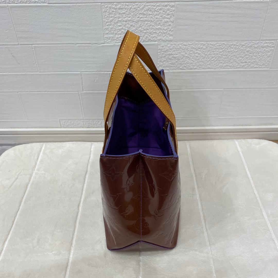 LOUIS VUITTON Vernis Brown Handbag #QYHEZ7