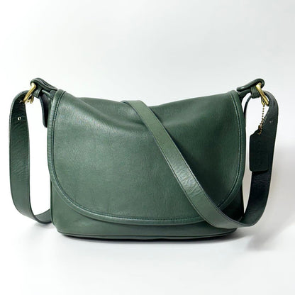 Vintage OLD COACH 4150 Green Mini Shoulder Bag #QY6V4F