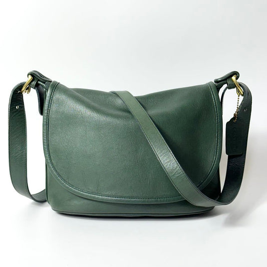 Vintage OLD COACH 4150 Green Mini Shoulder Bag #QY6V4F