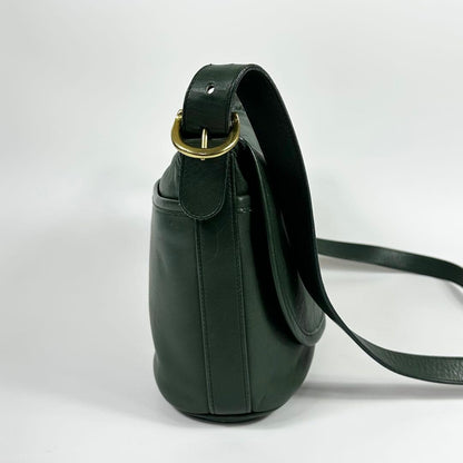 Vintage OLD COACH 4150 Green Mini Shoulder Bag #QY6V4F
