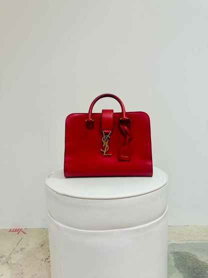 YSL Red Handbag Baby Monogram #QY4S1C