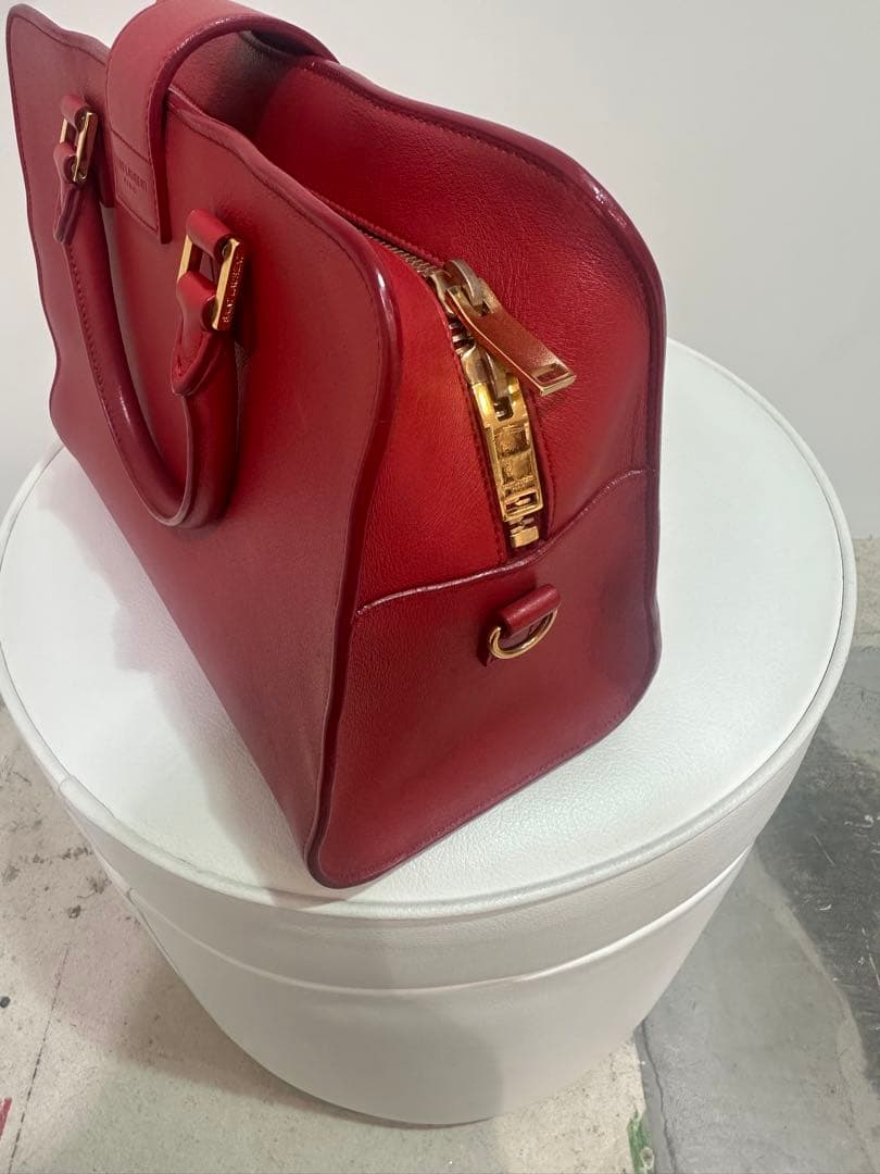 YSL Red Handbag Baby Monogram #QY4S1C