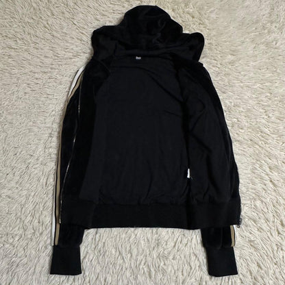Dolce & Gabbana Velour Full Zip Hoodie (Y2K) #QYD3AU