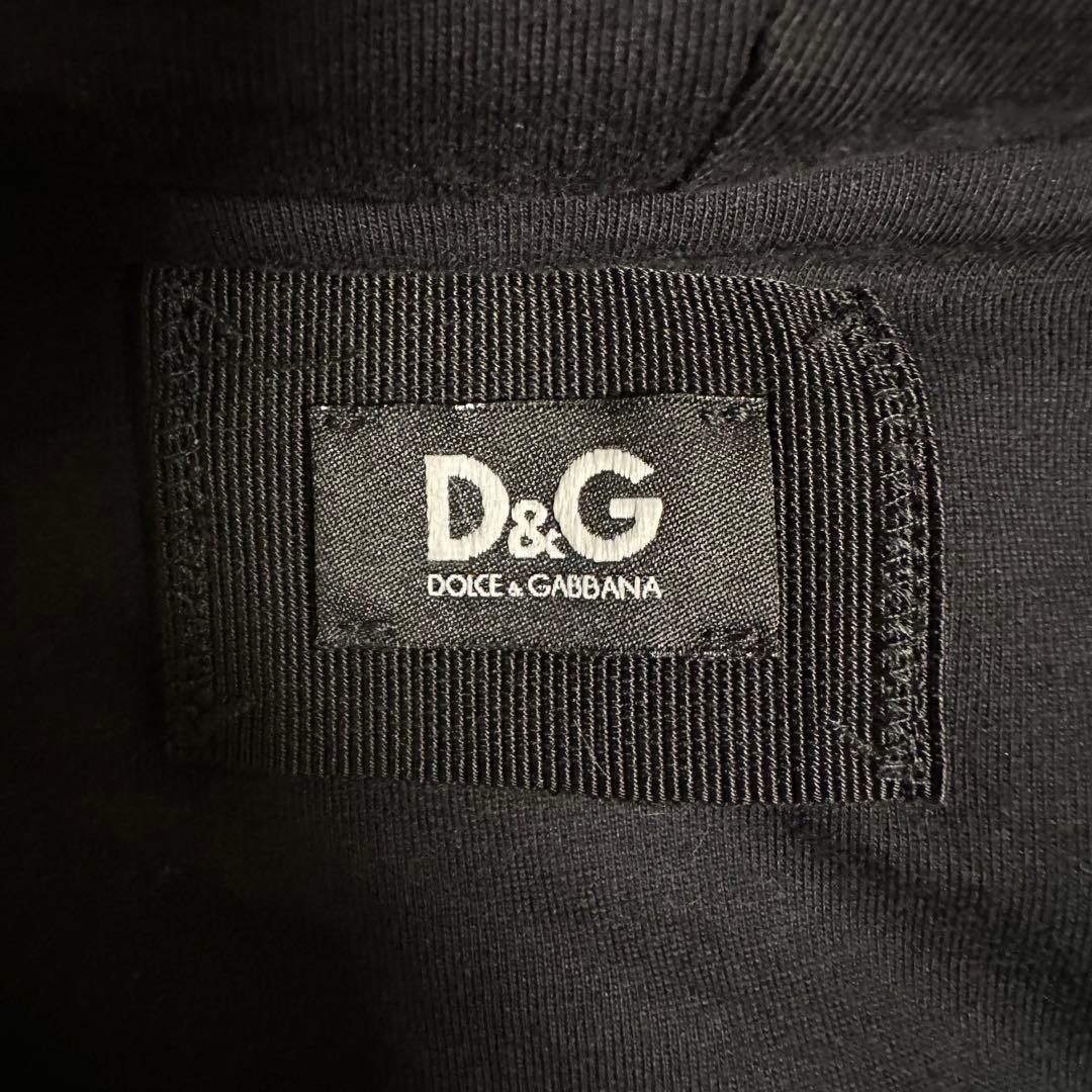 Dolce & Gabbana Velour Full Zip Hoodie (Y2K) #QYD3AU