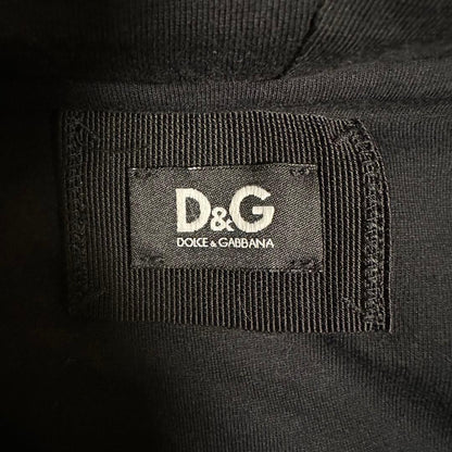 Dolce & Gabbana Velour Full Zip Hoodie (Y2K) #QYD3AU