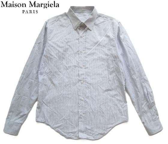 Maison Margiela Striped Tab Collar Shirt by Martin Margiela #QY07TK